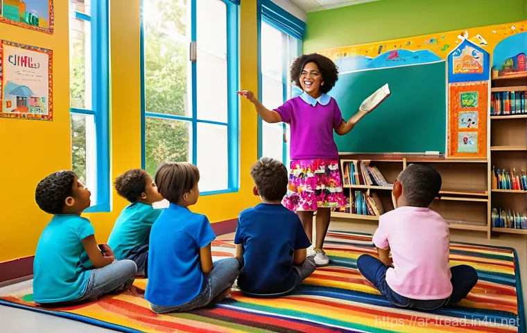 독서지도사 자격증 실기 팁 - **Prompt 1: Dedicated Teacher Planning an Engaging Reading Lesson** A bright, clean, and organiz...